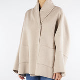 Cappotto corto Beige Oversize TF0012 114 VICOLO 
