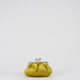 Pasticcino Bag Small Lime in raso con strass