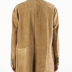 Blazer Taupe over in suede ROLANDA 1 MAX MARA WEEKEND 
