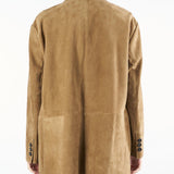 Blazer Taupe over in suede ROLANDA 1 MAX MARA WEEKEND 