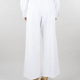 Pantalone Bianco in cotone NS234 01 NO SECRETS 