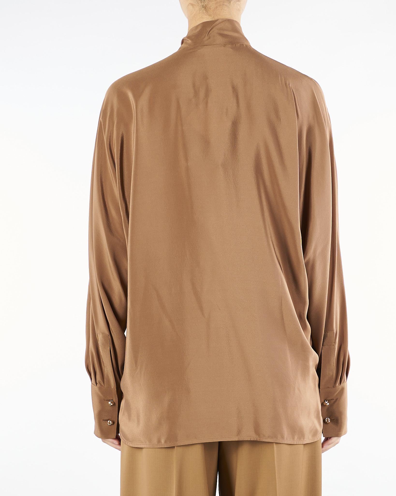 Blusa Terra in crêpe de Chine di seta CACO 41 MAX MARA STUDIO 