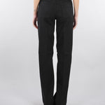 Jeans dritto Nero in bull di cotone con accessori gold PJ25D61E2 110 ELISABETTA FRANCHI 