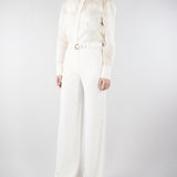 Pantalone Avorio in cady MSTAMICO 9 MAX MARA STUDIO 