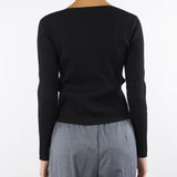 Cardigan Nero con zip Cerryl CERRYL 700 NENETTE 