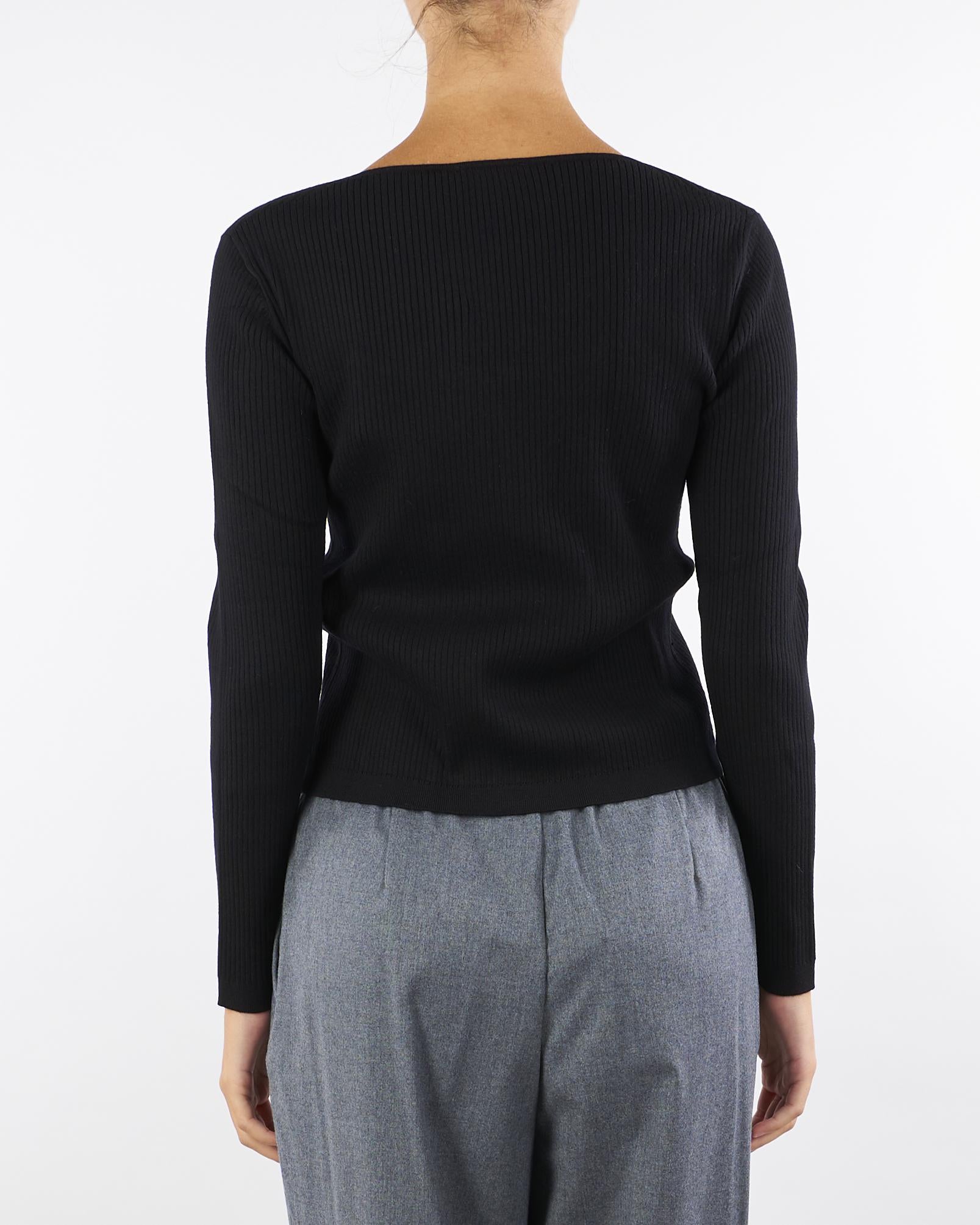 Cardigan Nero con zip Cerryl CERRYL 700 NENETTE 