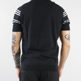 Maglia in filo con motivo righe a contrasto Paolo Pecora