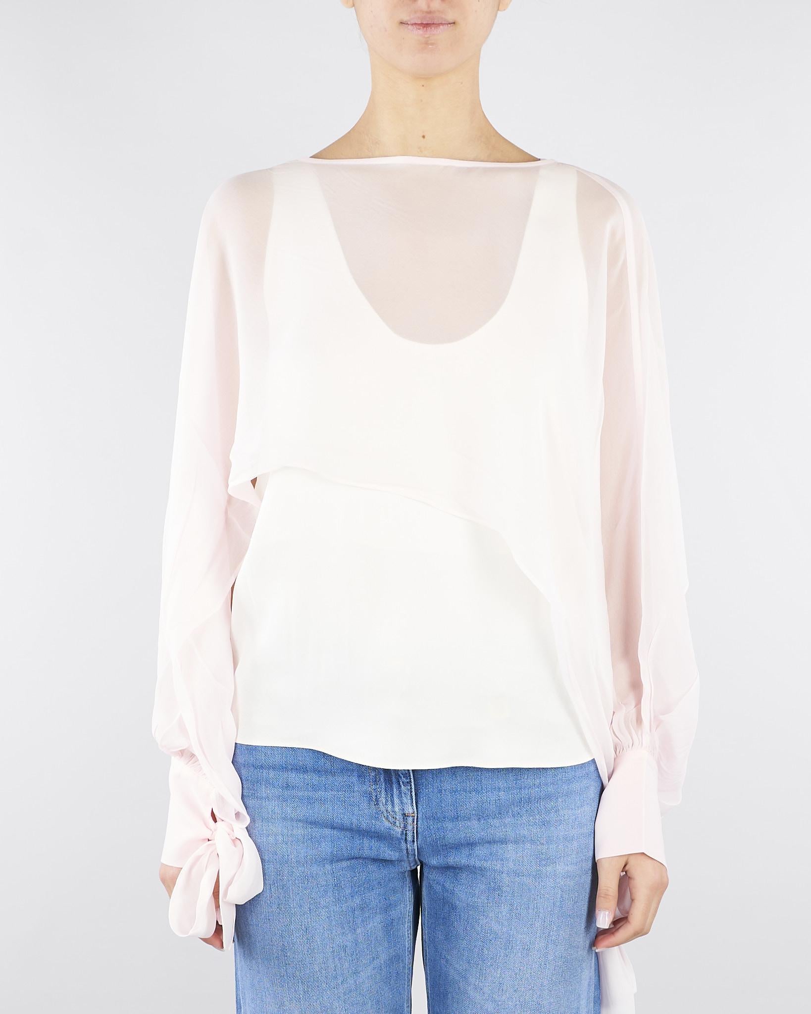 Coprispalle Rosa cropped in georgette TP2791 570 TWIN SET 