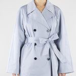 Trench Azzurro in cotone tecnico MLLUMIDO 2 MARELLA 