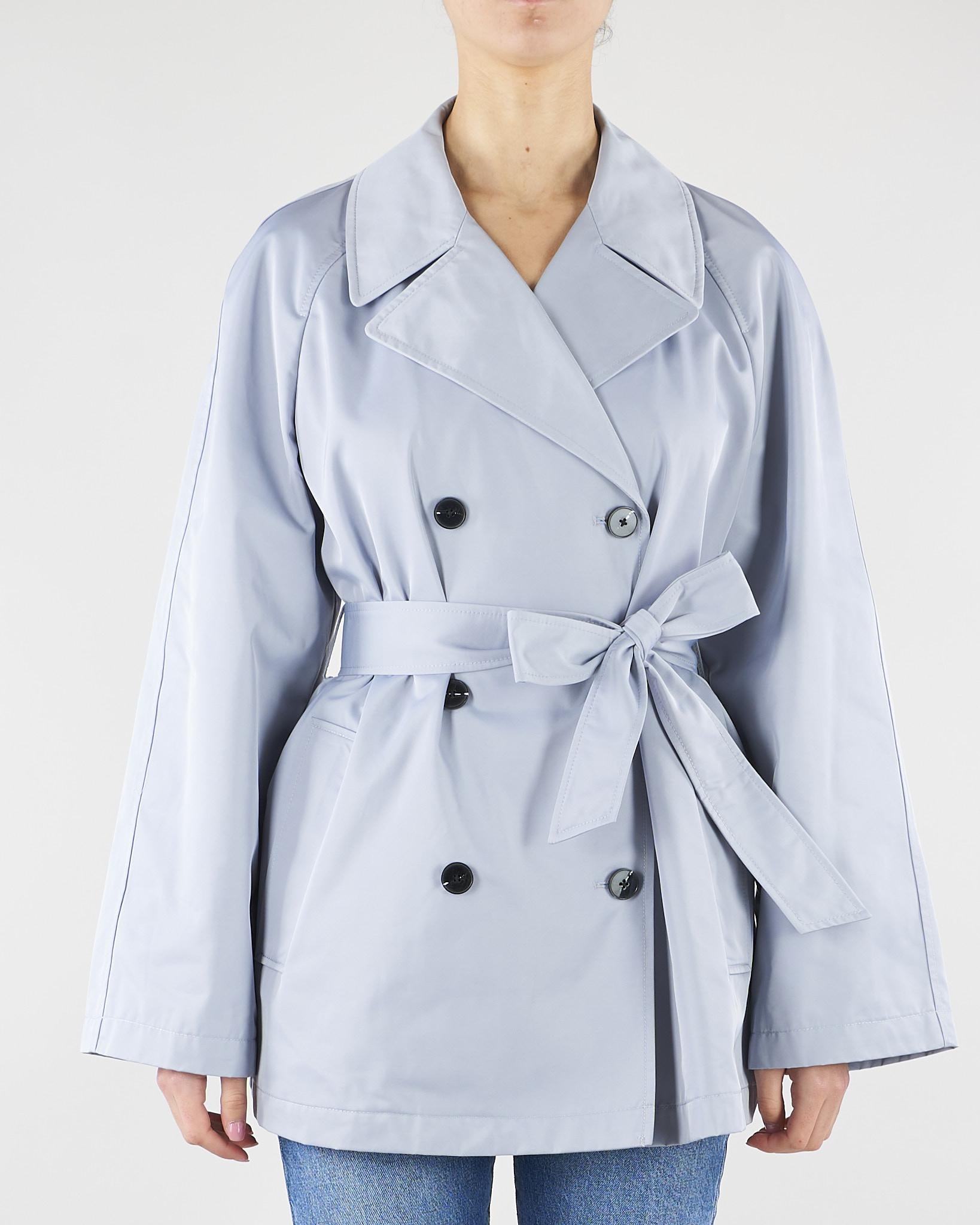 Trench Azzurro in cotone tecnico MLLUMIDO 2 MARELLA 