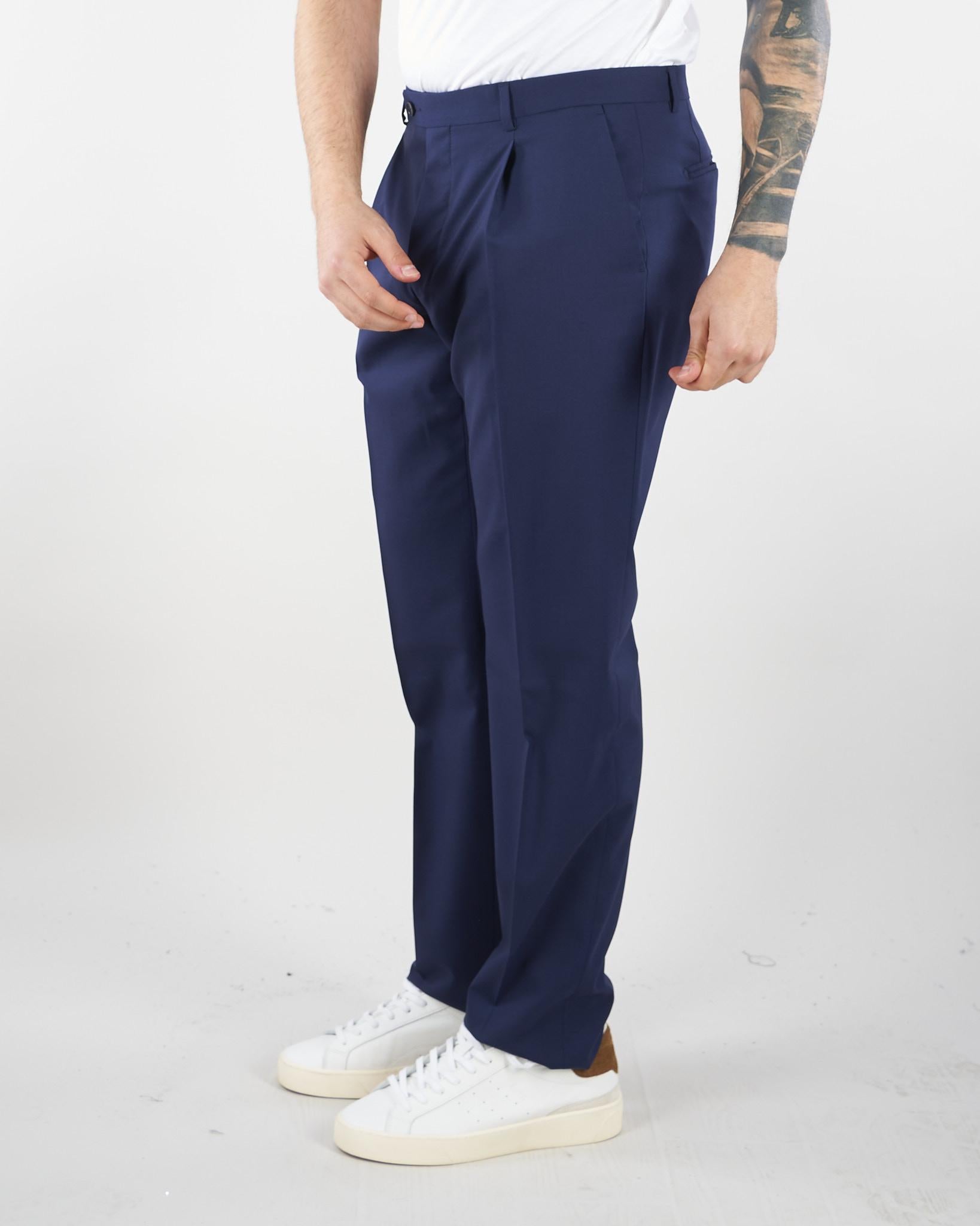 Abito Blu doppiopetto in fresco lana 4011A747260000 88 PAOLONI 