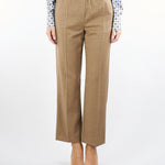 Pantalone Tabacco in flanella di lana HATELEY 42 MAX MARA WEEKEND 