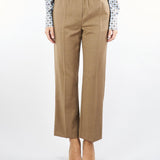 Pantalone Tabacco in flanella di lana HATELEY 42 MAX MARA WEEKEND 