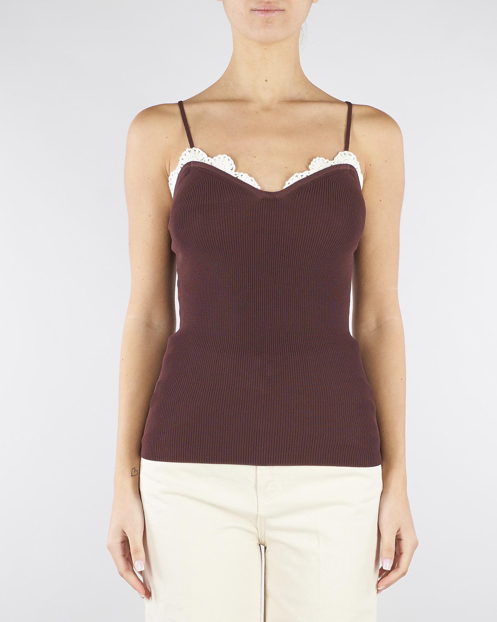Top Marrone in maglia MLLGESTRO 1 MARELLA 