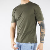 T-shirt Verde in cotone Supima DK17103 35 DIKTAT 