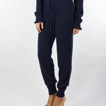 Pantaloni Blu in maglia di misto lana TT3352 11956 TWIN SET 