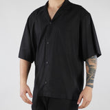 Camicia Nero in lino CA3637 9 I'M BRIAN 