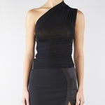 Top Nero in jersey CN00962E2 110 ELISABETTA FRANCHI 