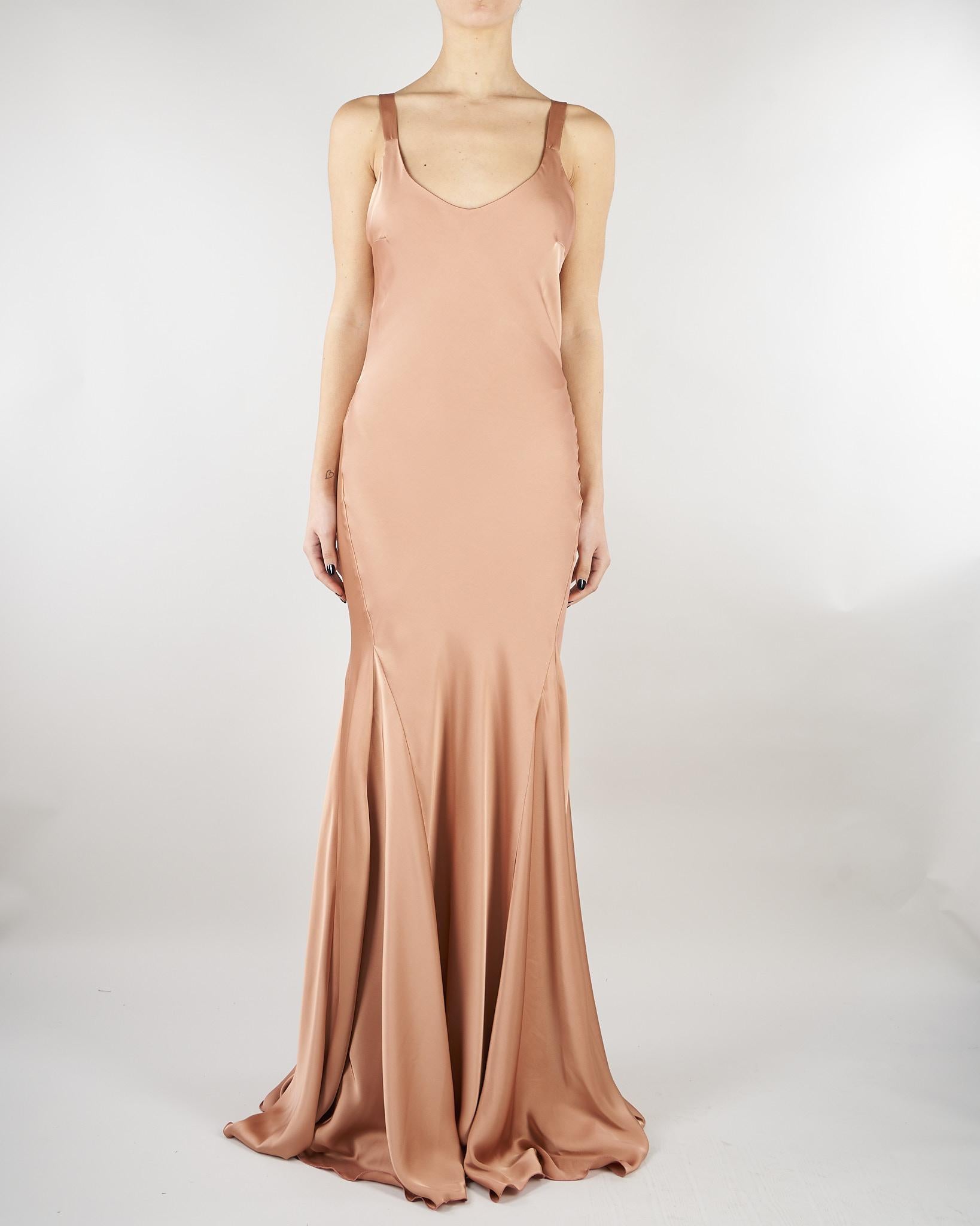 Abito lungo Phard in raso AT131 11 ATELIER LEGORA 