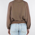 Bomber Nocciola oversize con micro strass MLMCLARINO 1 MARELLA 