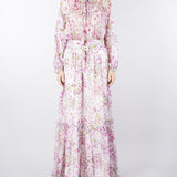 Abito lungo a fantasia