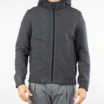 Giubbotto Antracite Woolharrd Duck Hood Zip Soft Jkt W25188 10 RRD 