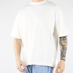 T-shirt Bianco oversize con logo TS3740 1 I'M BRIAN 