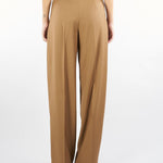 Pantalone Caramello in tela di lana BERGAMO 26 MAX MARA STUDIO 