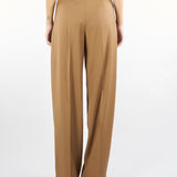 Pantalone Caramello in tela di lana BERGAMO 26 MAX MARA STUDIO 