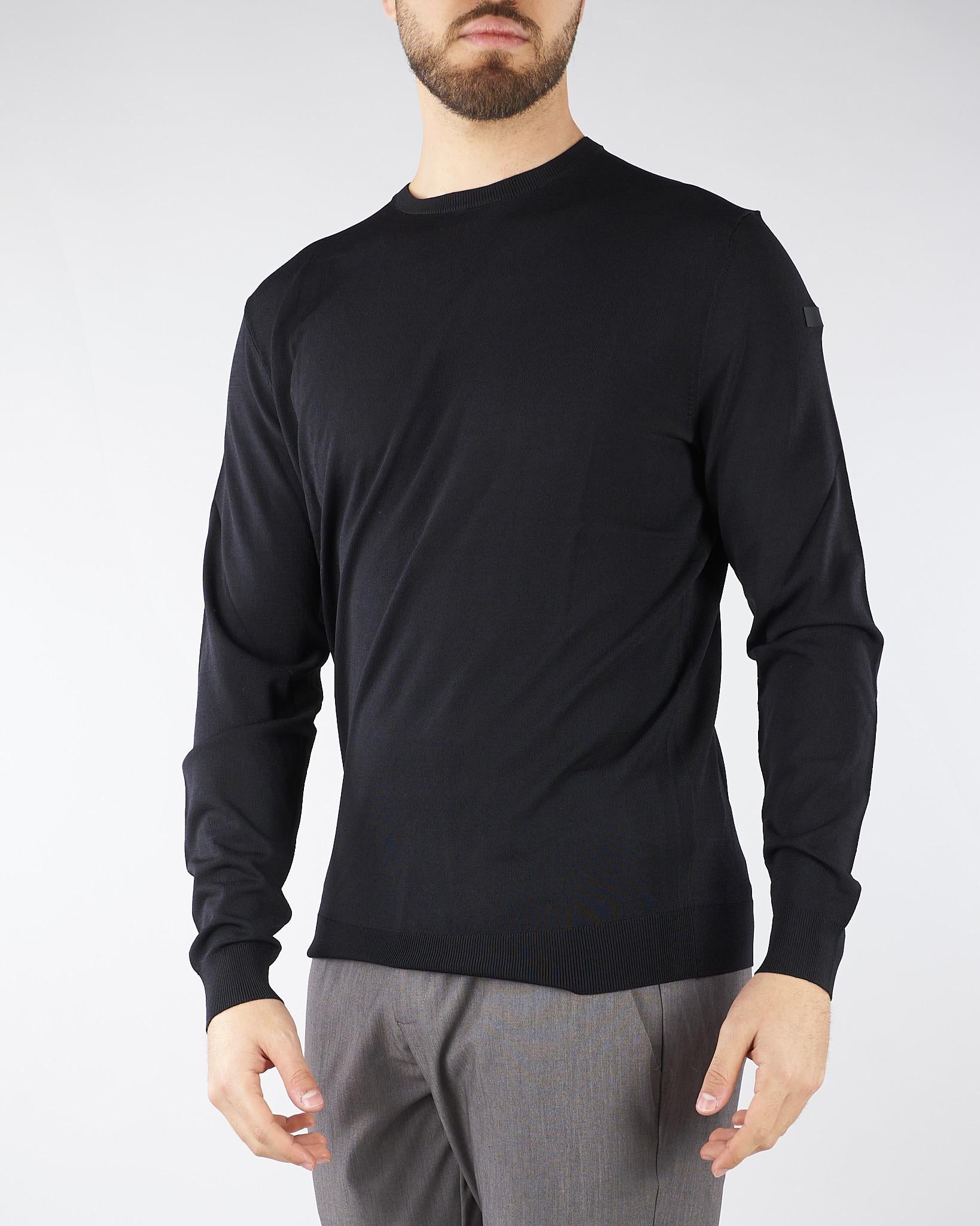 Maglia Nero Maxell Round Knit 26104 10 RRD 