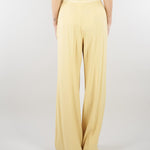 Pantalone Giallo ampio in enver satin MLLSTAMPA 3 MARELLA 