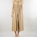 Abito Nocciola in cotone NS223 35 NO SECRETS 