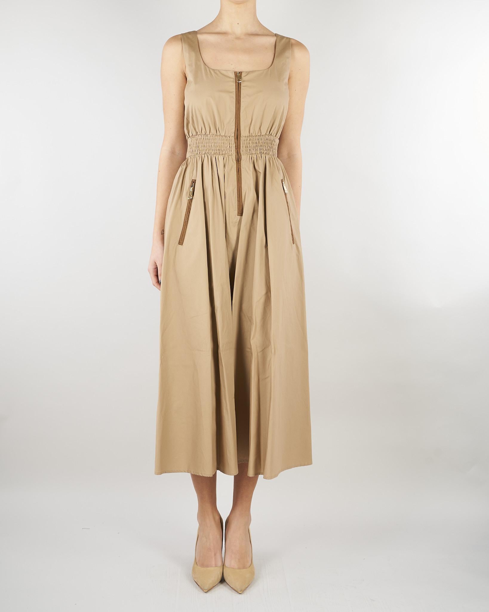 Abito Nocciola in cotone NS223 35 NO SECRETS 