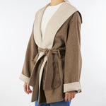 Cappotto corto Terra in double mistolana mélange<BR/> PM0165150975 220 SEVENTY 