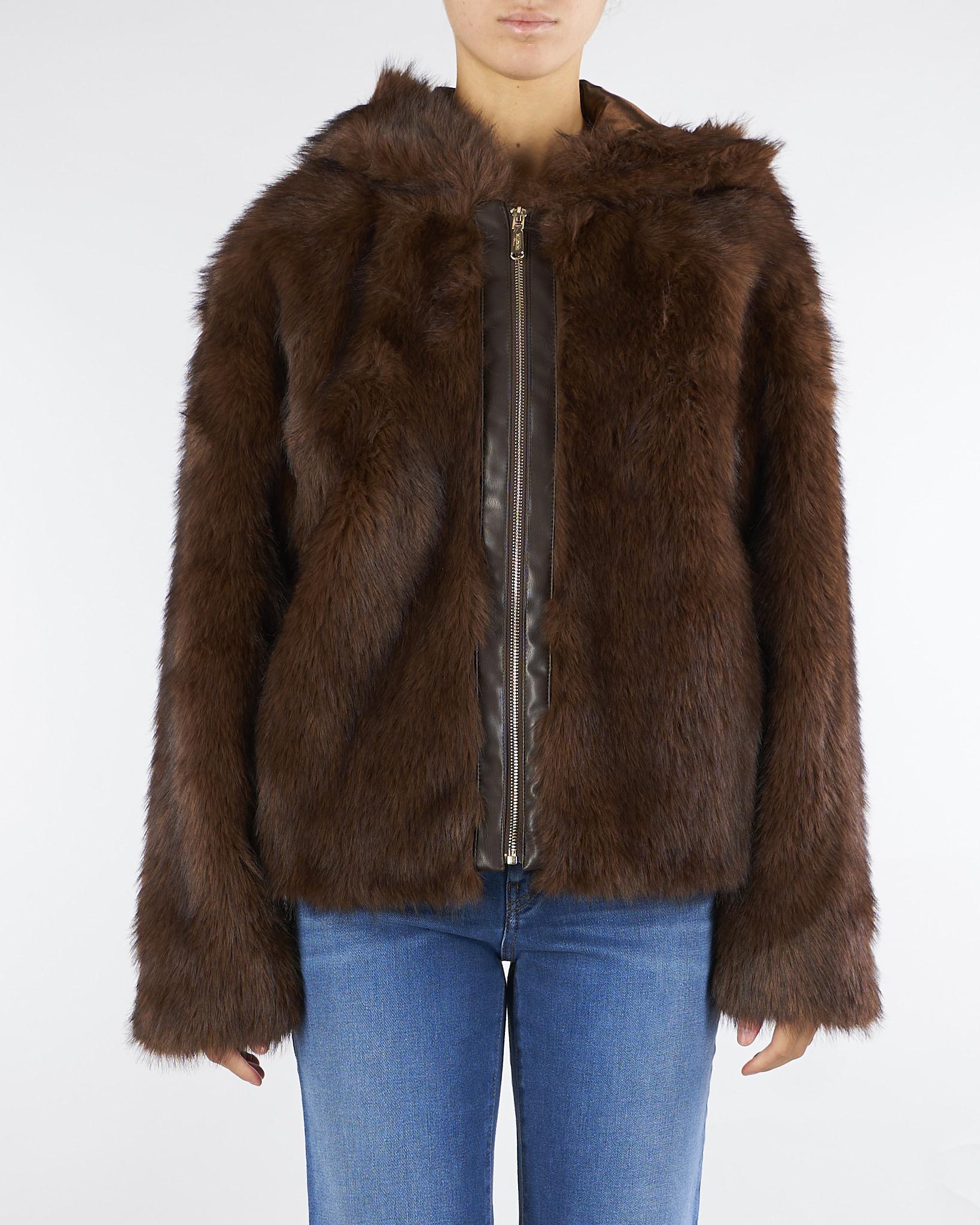 Giaccone in faux fur RF5240E1094 90840 BLUGIRL 