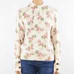 Maglia Crema-Rosa con stampa a fiori RF5187MA51I P9073 BLUGIRL 
