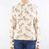 Maglia Crema-Rosa con stampa a fiori RF5187MA51I P9073 BLUGIRL 