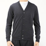 Cardigan in lana merinos Paolo Pecora