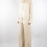 Casacca Crema in georgette ricamata CA151250450268 006 SEVENTY 