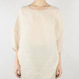 Blusa Crema plissettata M6PY17 824 MEIMEIJ 