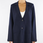 Giacca Blu in maglia con bottoni gioiello RF5281MA41R 93812 BLUGIRL 