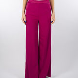 Pantalone Magenta palazzo con tasche
