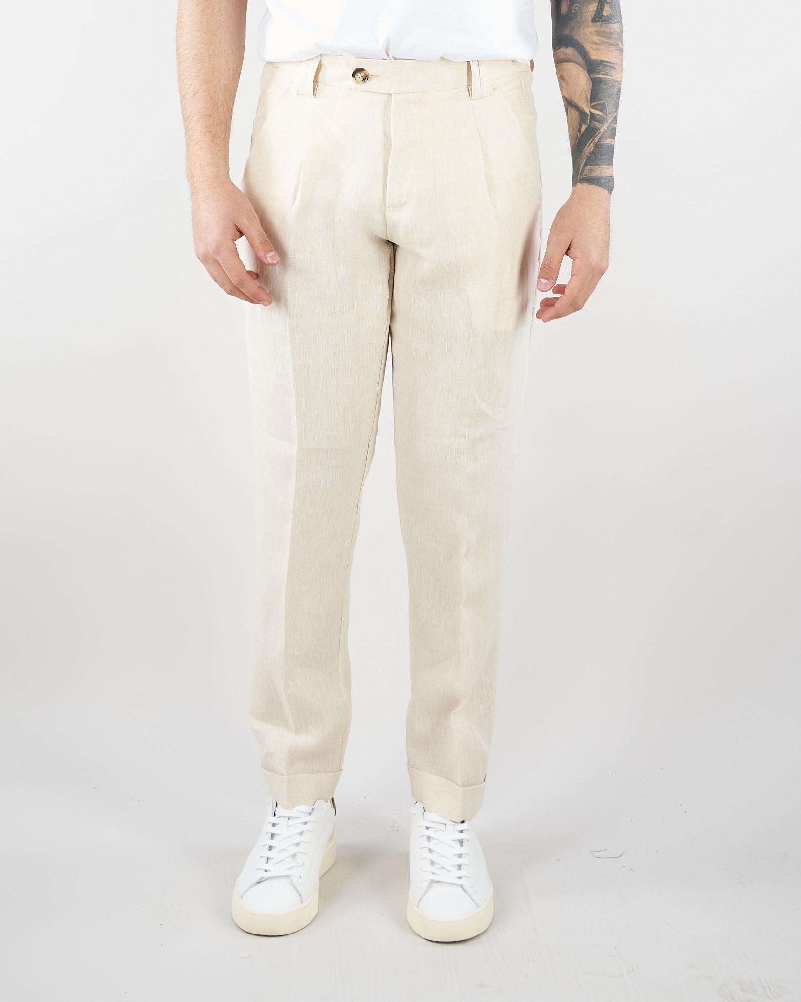 Pantalone Sabbia in lino U7089G5543 15 UNGARO 