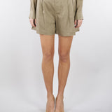 Shorts Fango in ramie SS260176 35 ELEH 