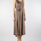 Abito Marrone in twill crinckle MLMALCOOL 1 MARELLA 