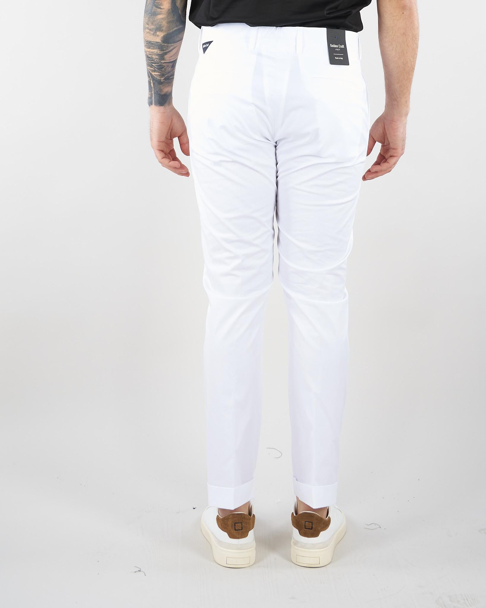 Pantalone Roxy Bianco in cotone GC1PSS266888 A001 GOLDEN CRAFT 