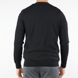 Cardigan Nero in lana merinos DK97062 99 DIKTAT 