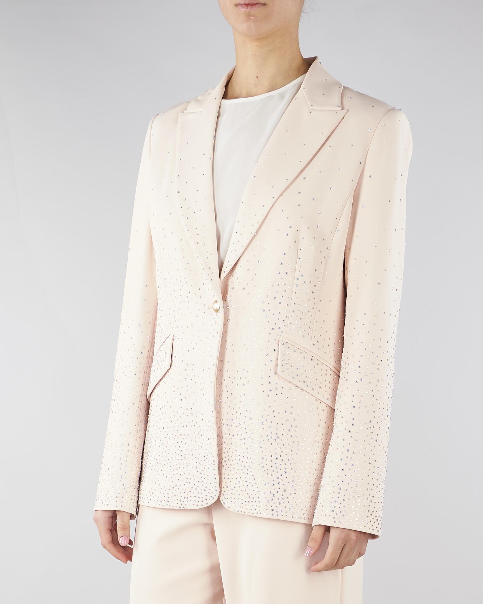 Giacca Cipria Biancas con paillettes BIANCAS 220 NENETTE 