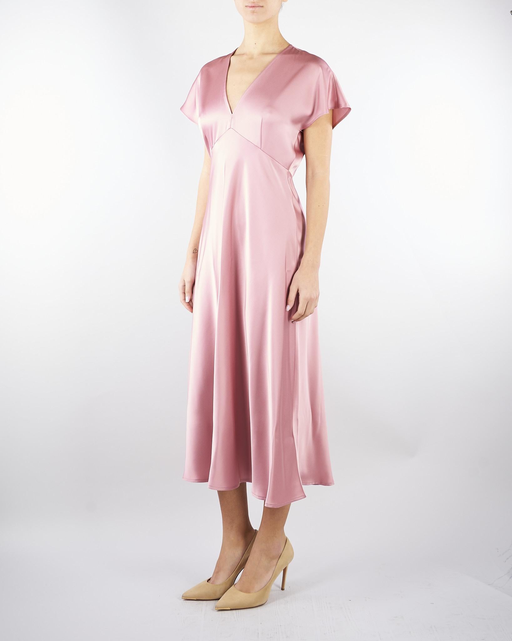 Abito Rosa in satin MLLFALANGE 2 MARELLA 