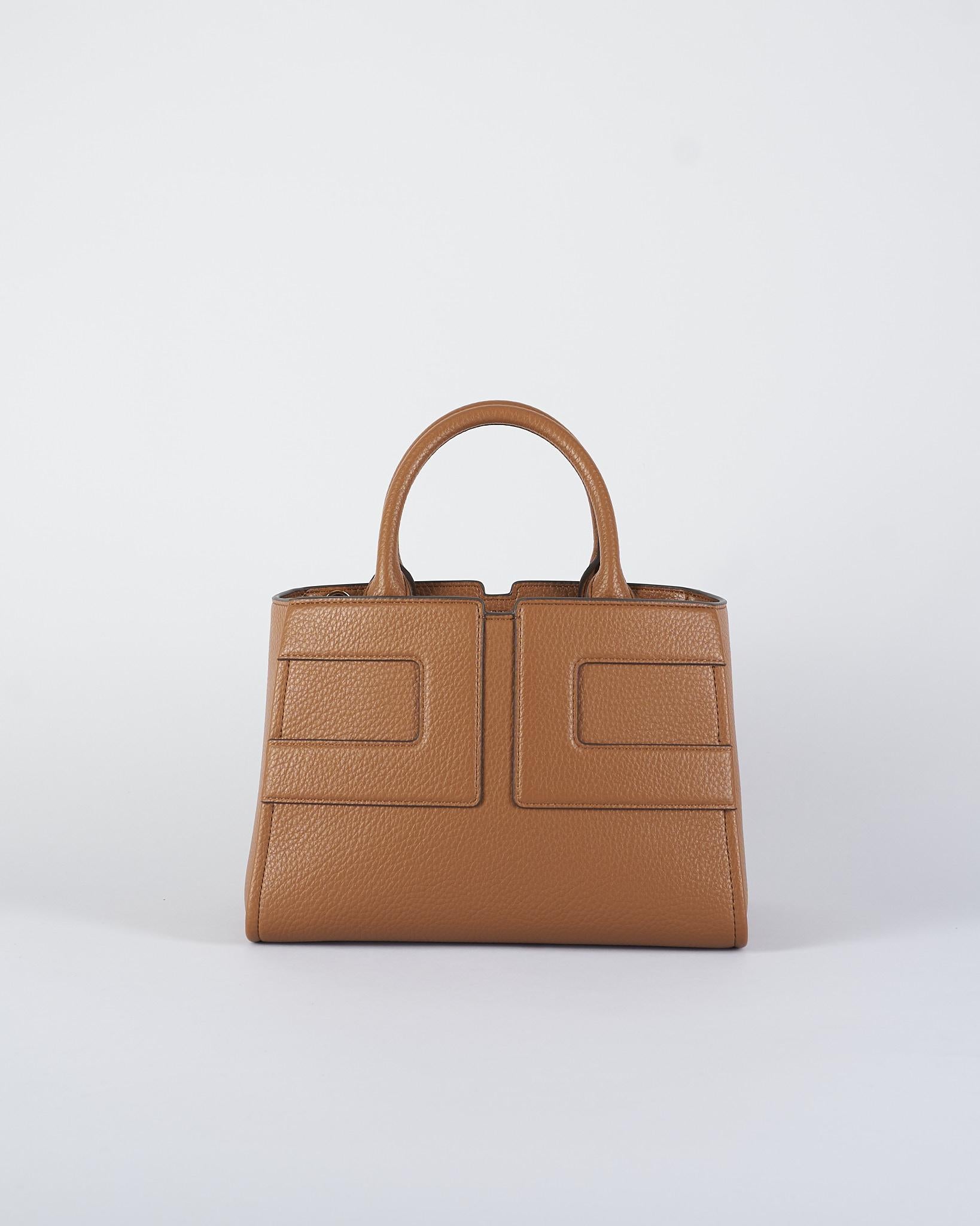 Borsa Brown Sugar  tote media con logo BS35A56E2 EC1 ELISABETTA FRANCHI 